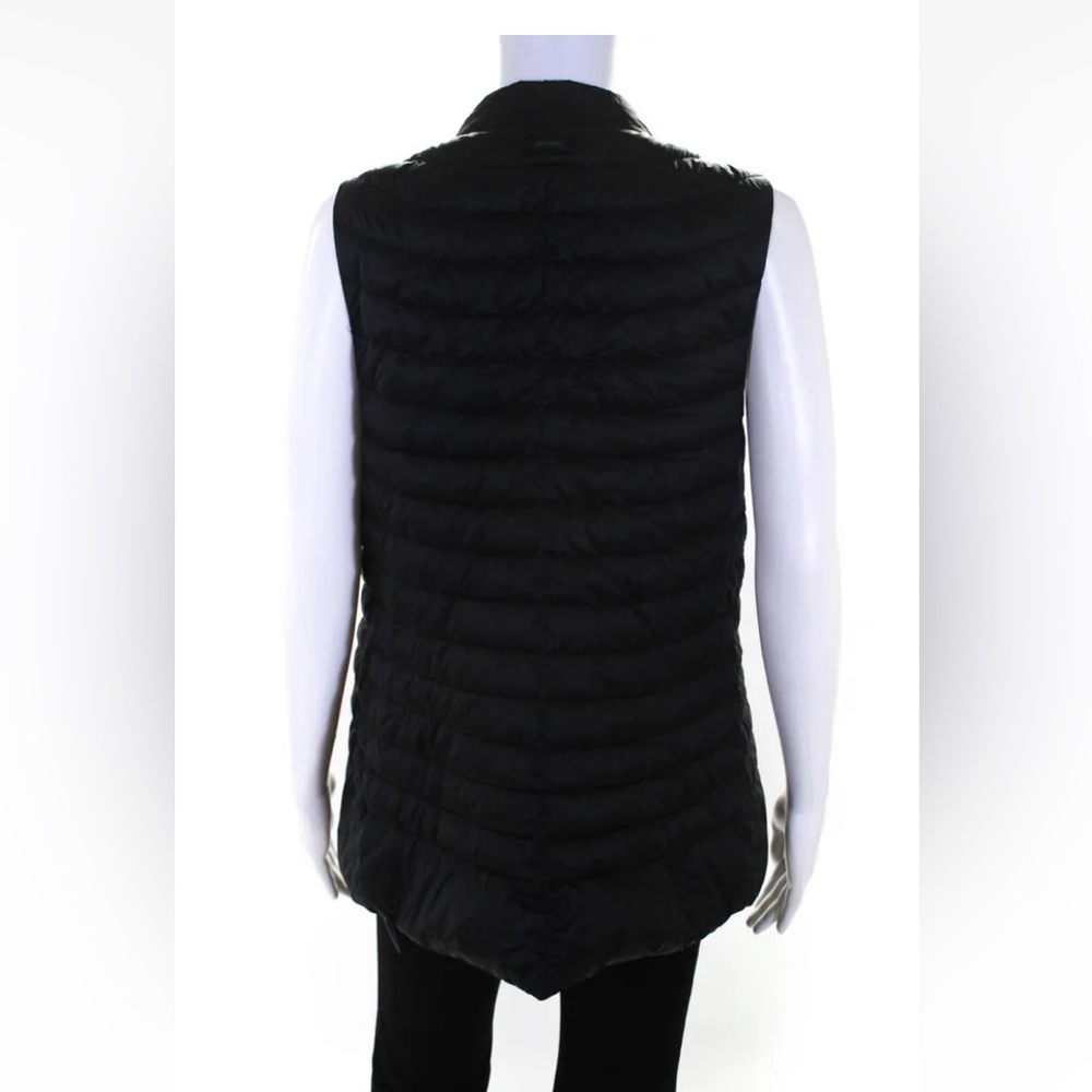 Athleta Black Lightweight Duck Down Warm Vest - image 3